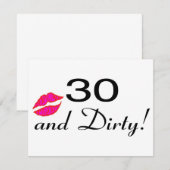 30 And Dirty Lips (Front/Back)