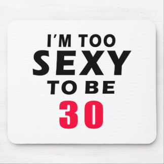 30 birthday designs mouse pad