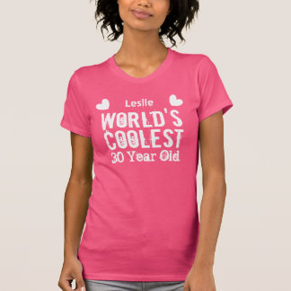 30 Birthday Gift World's Coolest 30 Year Old A23 T-Shirt