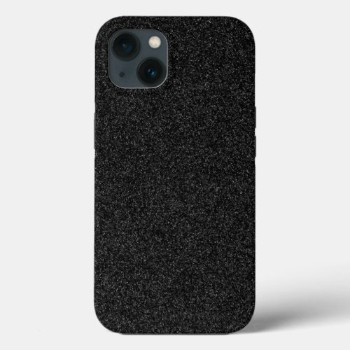 30 Black Glitter Print Sparkles iPhone 13 Case