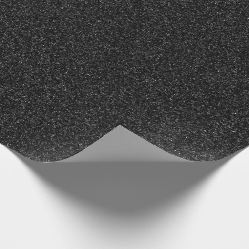 30 Black Glitter Print Wrapping Paper Zazzle