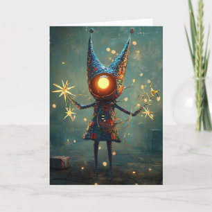 *~* 30 Cosmic Eyes Christmas Shine Love AP97   Thank You Card