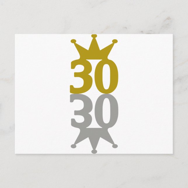 30-Crown-Reflection Postcard (Front)
