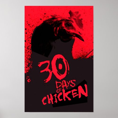 30 DAYS Of CHICKEN Poster