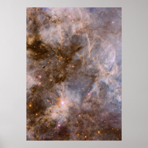 30 Doradus Nebula in Visible Light Poster