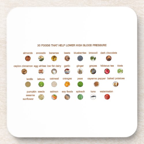 30 Healthy Foods for hypertension Natural Remedies Beverage Coaster