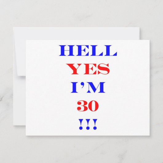 30 Hell yes (Front)