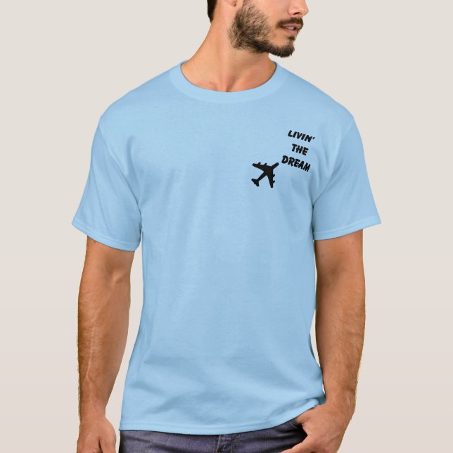 30 in 7 Airline Pilot T-Shirt (Front)