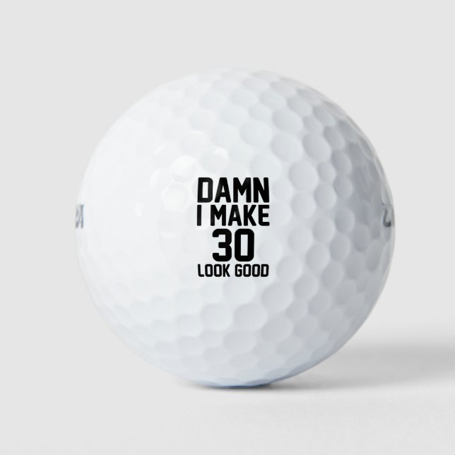 30 Look Good Golf Balls (Front)