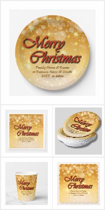 30+ Matching Red Text Gold Christmas Organization