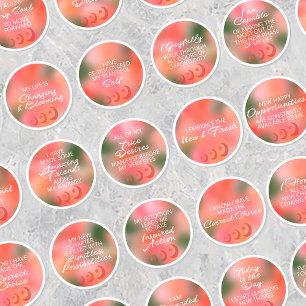 30 New Moon Positive Affirmations Stickers