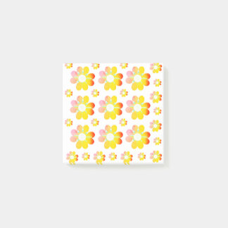 30 Orange Flower Post-it Notes