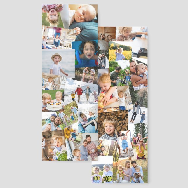 30 Overlapping Photos Upload Your Own Bookmarks (Front & Back)