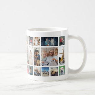 30 Photo collage template personalized Coffee Mug