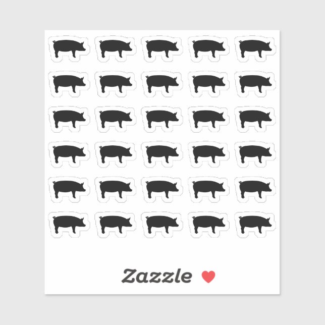 30 Pork Meal Choice Selection Sticker (Sheet)