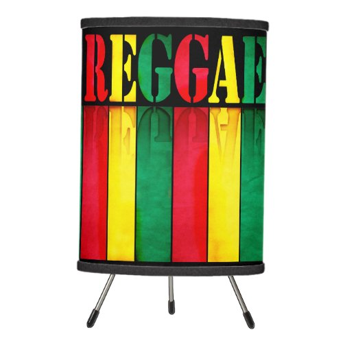 30 Reggae Stripes Tripod Lamp