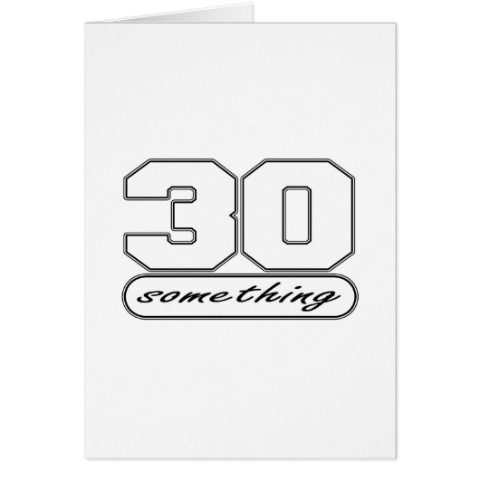 30 Something Cards (Front)
