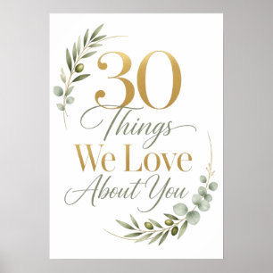 30 Things We Love About You Daughter Poster