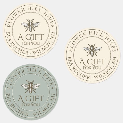 30 Waterproof Apiary Product Labels Gift Bee