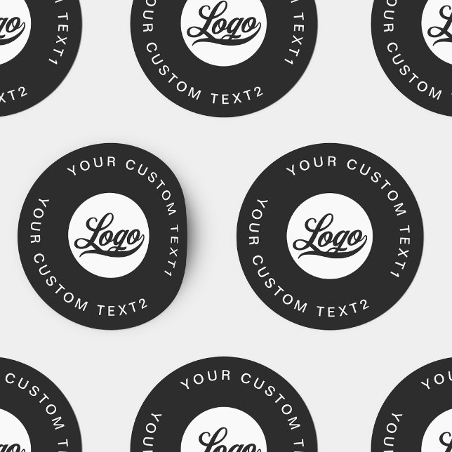 30 Waterproof Business Logo Water bottle Sticker (Creator Uploaded)