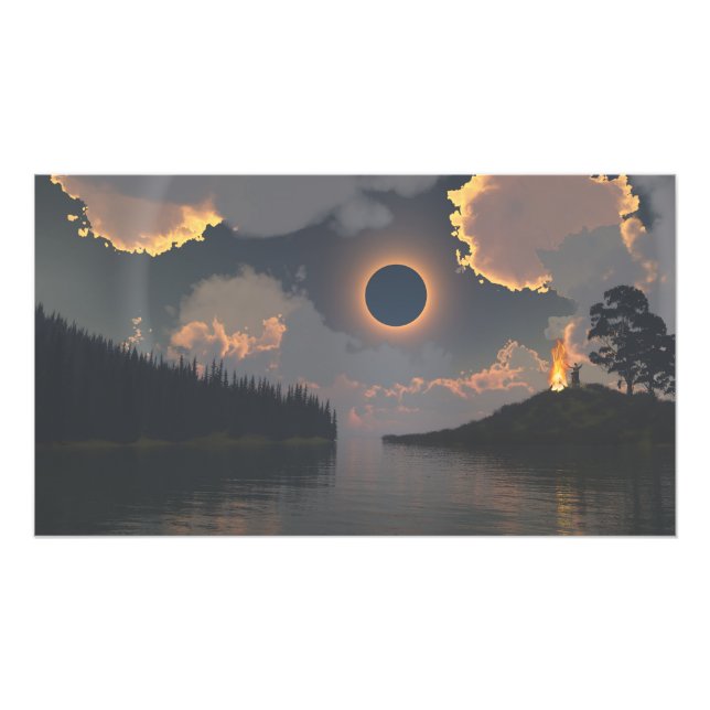 30" x 24" paper poster: "Eclipse" image Photo Print (Front)