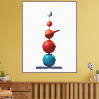 30" x 40" 'Balance' Canvas Print Wall Art