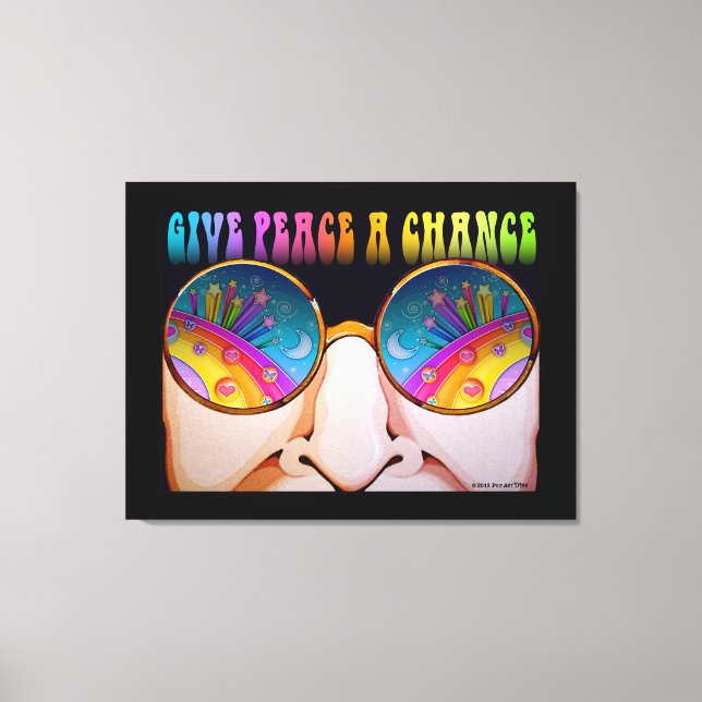 30" X 40" CANVAS PRINT - SHADES OF THE SIXTIES (Front)