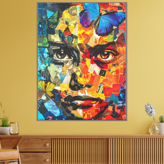 30" x 40 " Color Portrait Wrapped Canvas Print