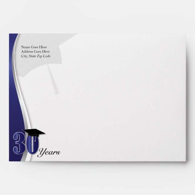30 Year Class Reunion Envelope (Front)