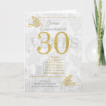 30 Year Employee Anniversary Business Elegance Holiday Card at Zazzle