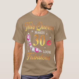 30 Year Old 30 & Fabulous Since 1992 30th Birthday T-Shirt