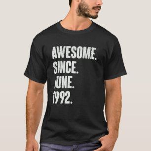 30 Year Old  30th Birthday  Awesome Since June 199 T-Shirt
