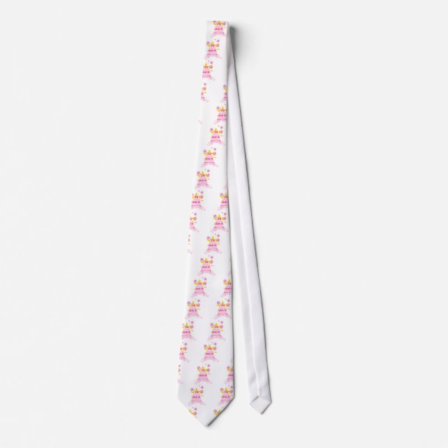 30 Year Old Birthday Cake Neck Tie (Front)