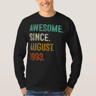 30 Year Old Gift 30th Birthday Men Awesome Since A T-Shirt