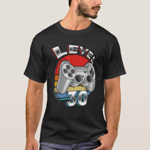 30 Year Old Gifts Level 30 Unlocked Video Game 30T T-Shirt