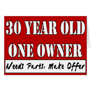 30 Year Old, One Owner - Needs Parts, Make Offer Cards