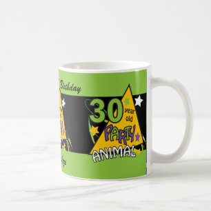 30 Year Old Party Animal - 30th Birthday Coffee Mug