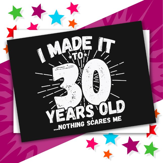 30 Year Old Sarcastic Meme Funny 30th Birthday Postcard (Creator Uploaded)