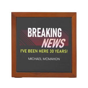 30 Year Work Anniversary 30th Employee Desk Organizer