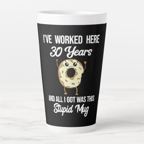 30 Year Work Anniversary Appreciation Gift Two_Ton Latte Mug