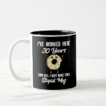 30 Year Work Anniversary Appreciation Gift Two-tone Coffee Mug at Zazzle