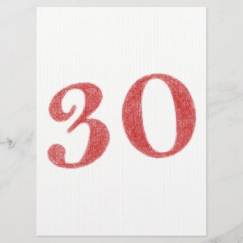 30 Years Anniversary Card by ZYDDesign at Zazzle