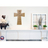 30 Years Down Forever to Go Anniversary Wall Cross (Lifestyle)