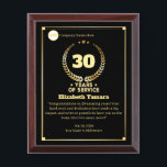 30 Years Employee Anniversary Appreciation Message Award Plaque<br><div class="desc">Celebrate your employee's anniversary with a Custom Appreciation Message Award Plaque, recognizing their dedication and contributions. Craft a heartfelt message that reflects their journey, values, and impact within the company. This thoughtful gift honors their hard work and reinforces the strong bond between the employee and the organization, making them feel...</div>