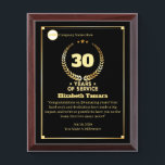 30 Years Employee Anniversary Appreciation Message Award Plaque<br><div class="desc">Celebrate your employee's anniversary with a Custom Appreciation Message Award Plaque, recognizing their dedication and contributions. Craft a heartfelt message that reflects their journey, values, and impact within the company. This thoughtful gift honors their hard work and reinforces the strong bond between the employee and the organization, making them feel...</div>