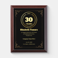 30 Years of Service – Custom Appreciation Gift