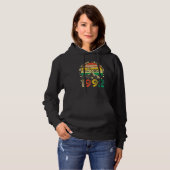 30 Years Old  Awesome Since October 1992 30th Birt Hoodie (Front Full)