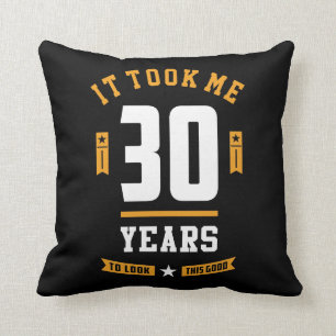 30 Years Old Birthday Gift Throw Pillow