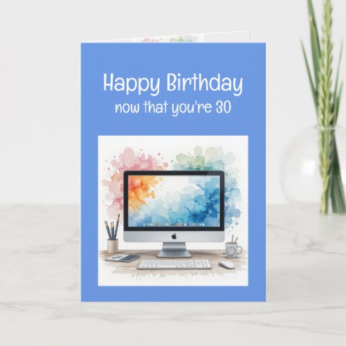 30 years old  Fun Old Age Birthday 