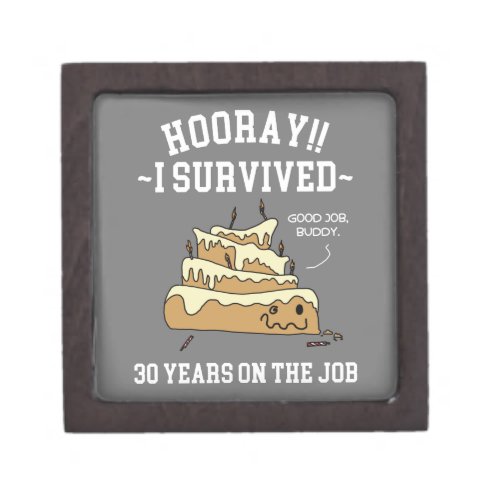 30 Years on the Job 30th Employee Anniversary Gift Box